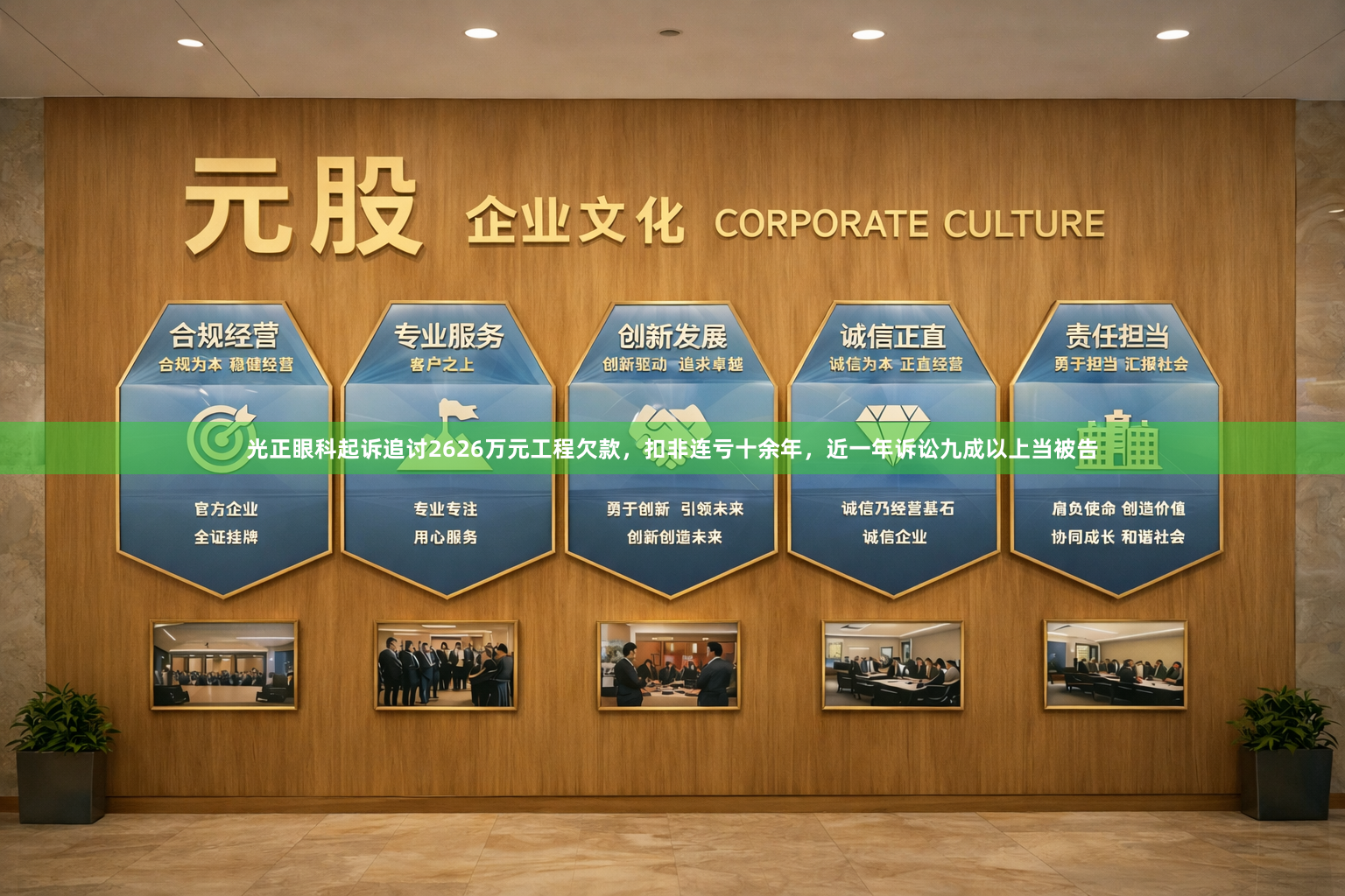 光正眼科起诉追讨2626万元工程欠款，扣非连亏十余年，近一年诉讼九成以上当被告
