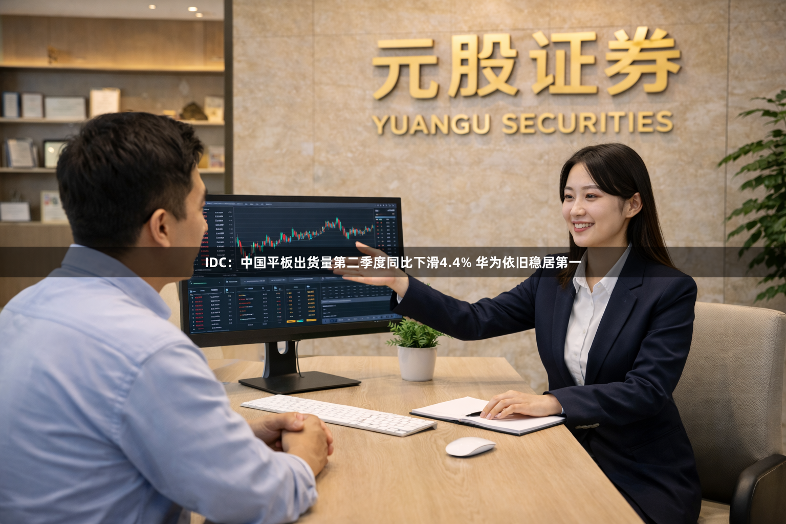 IDC：中国平板出货量第二季度同比下滑4.4% 华为依旧稳居第一
