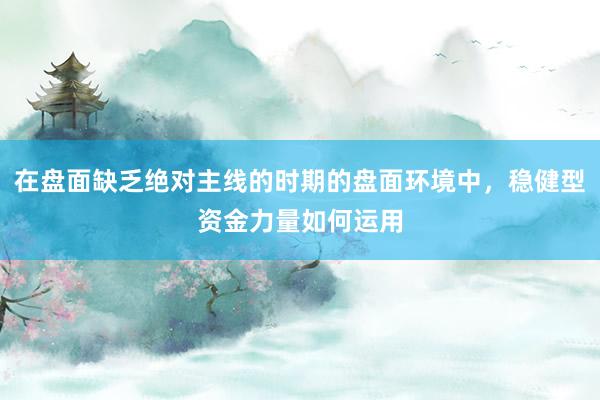 在盘面缺乏绝对主线的时期的盘面环境中，稳健型资金力量如何运用