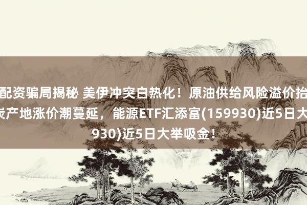 配资骗局揭秘 美伊冲突白热化！原油供给风险溢价抬升！煤炭产地涨价潮蔓延，能源ETF汇添富(159930)近5日大举吸金！