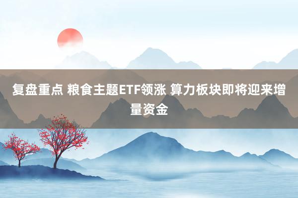 复盘重点 粮食主题ETF领涨 算力板块即将迎来增量资金